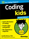 Cover image for Coding For Kids For Dummies
